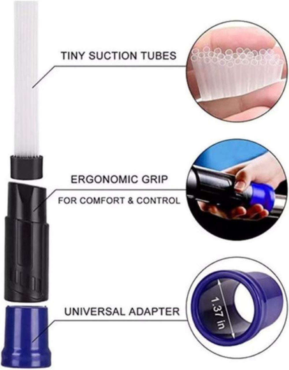 Straw Vacuum Dusting Brush for DYSON V6, DC35, DC39 Vacuum Cleaners Awezingly