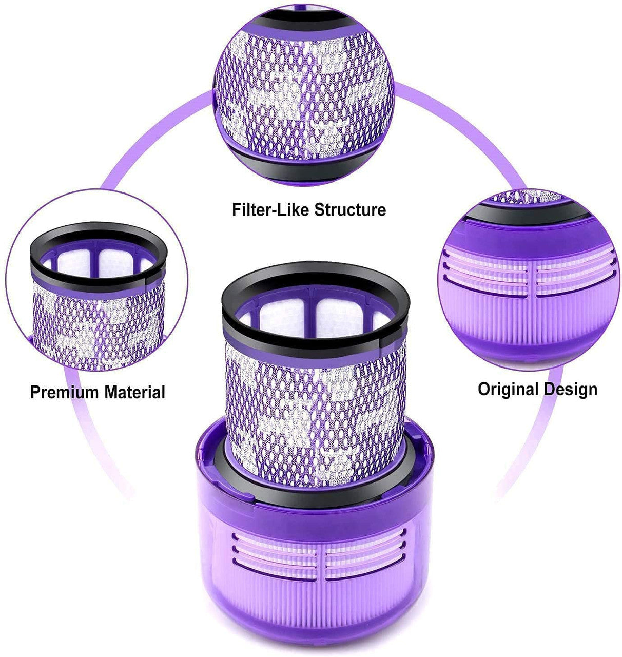 4 x HEPA Filters For DYSON V11 Stick Vacuum Cleaners Awezingly