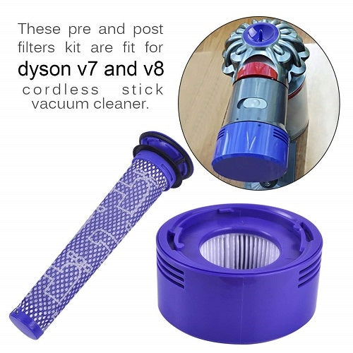Filter Kit for DYSON V7 (SV11, SV37) & V8 (SV10, SV25) vacuum cleaners Awezingly