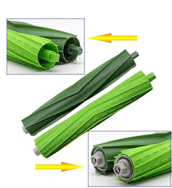 Hygieia Roller Brush Set -  For iRobot Roomba I, E and J Series & Max 10 Series Awezingly