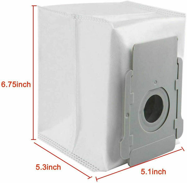 3 X Vacuum bags for iRobot Roomba i3+, i7+, s9+ and j7+  robot vacuum cleaners Awezingly
