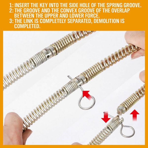 400W Drain Cleaner Electric Eel Rigid Plumbing Sewerage Pipe Machine 6 Cutters Does Not Apply