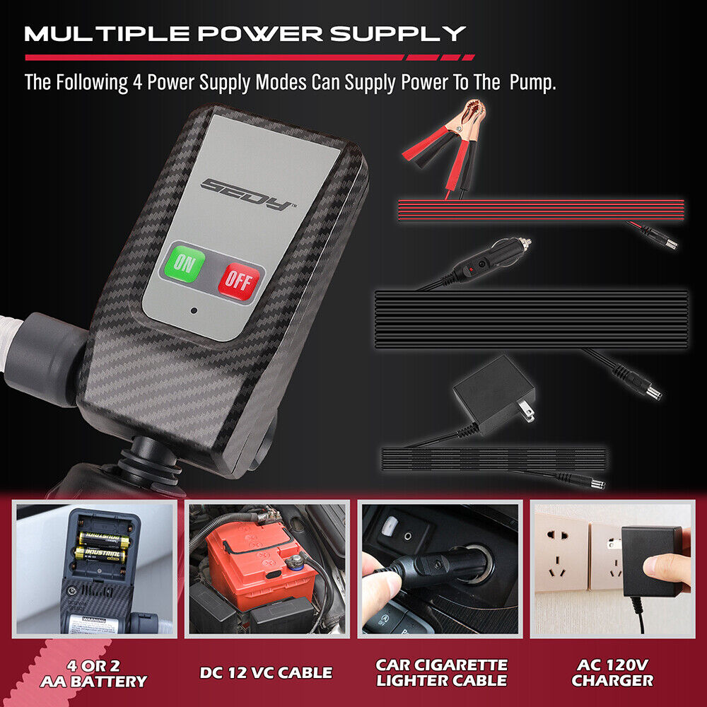 Multipurpose Fuel Transfer Pump Battery Powered Gasoline Hose Transfer Pump Au Does Not Apply