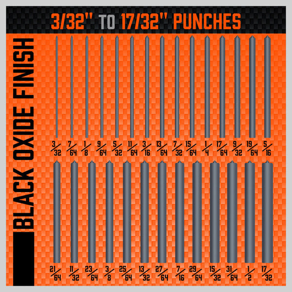 28x Center Transfer Punches Set Machinists Tool Punch Stand Heat Treated Steel Does Not Apply