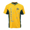 Adults Kids Men's Sports Soccer Rugby Jersy T Shirt Australia Day Polo Souvenir, Gold, XS
