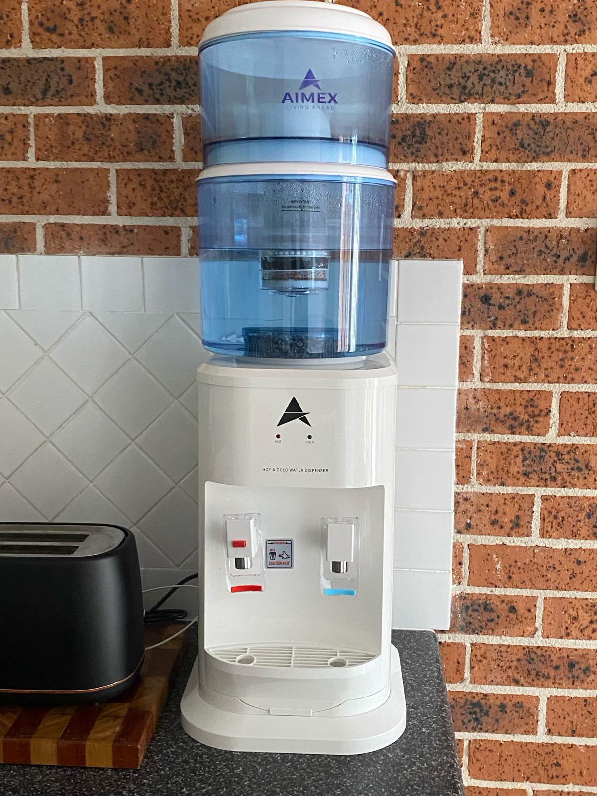 Filtered Bottle with Maifan Stone for Open-Top Water Coolers Awezingly