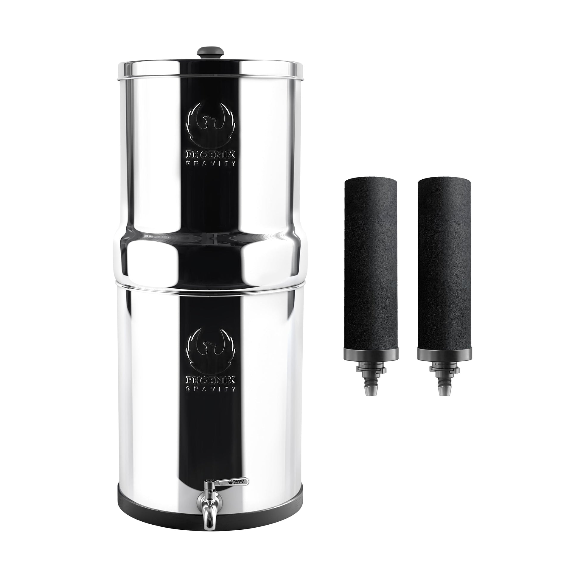 The Phoenix Gravity Water Filter Stainless Steel 304 -12L Awezingly