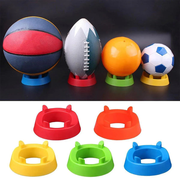 2PCS Football Basketball Volleyball Storage Stand Multi-Functional Ball Holder - Blue Unique