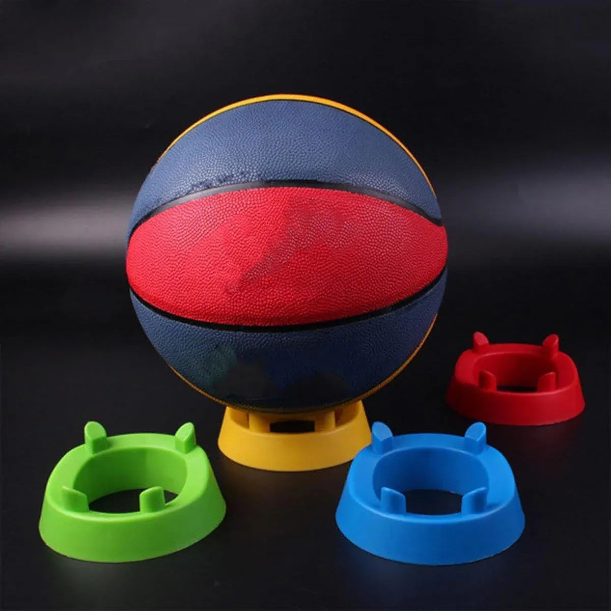 2PCS Football Basketball Volleyball Storage Stand Multi-Functional Ball Holder - Green Unique