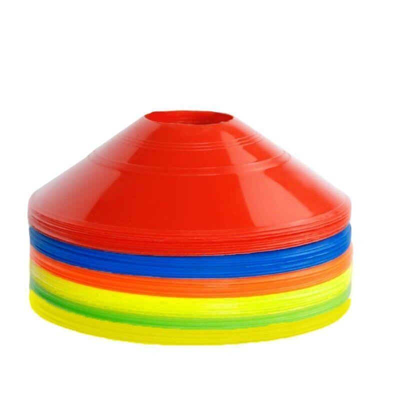60 Pack Sports Training Discs Markers Cones Soccer Rugby Fitness Exercise Unique