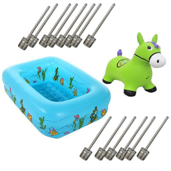 Stainless Steel Ball Pump Needle Inflator Pin for Football Basketball Volleyball - 10PCS Unique