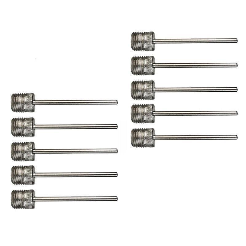 Stainless Steel Ball Pump Needle Inflator Pin for Football Basketball Volleyball - 10PCS Unique