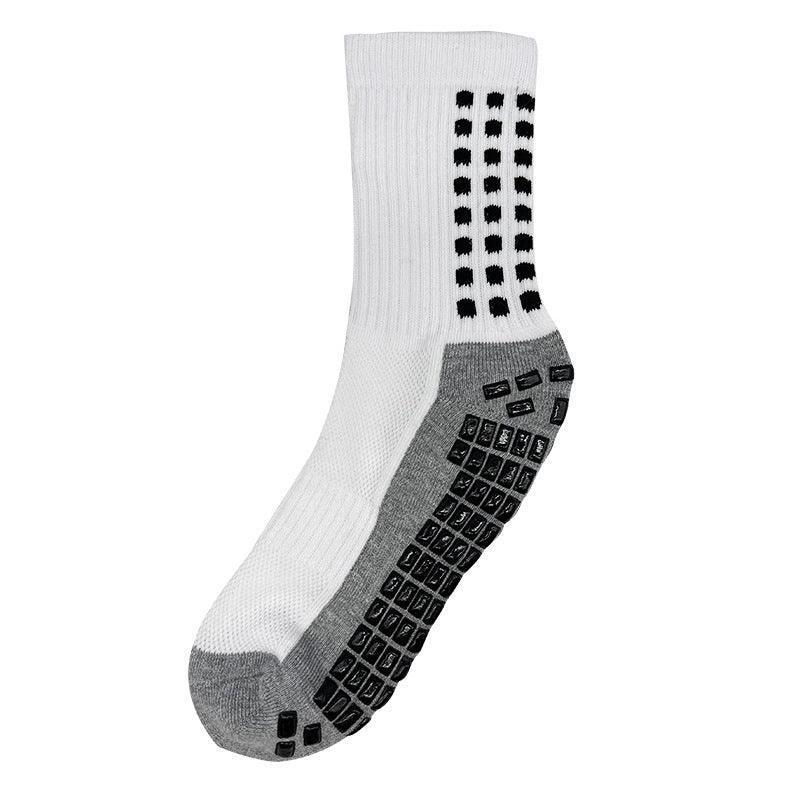 Anti-Slip Sports Socks with PVC Grip Dots for Soccer Basketball and Training Use - Blue Unique