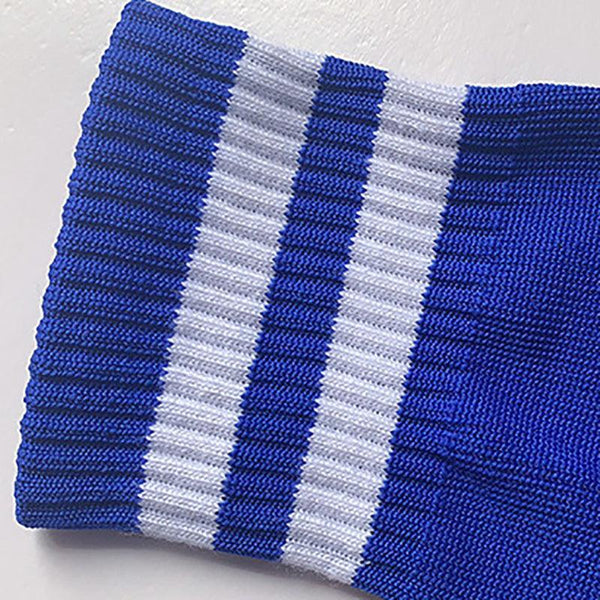 Mens Womens Sports Breathable Tube Long High Socks Knee Warm Casual Footy Soccer - Orange Unique