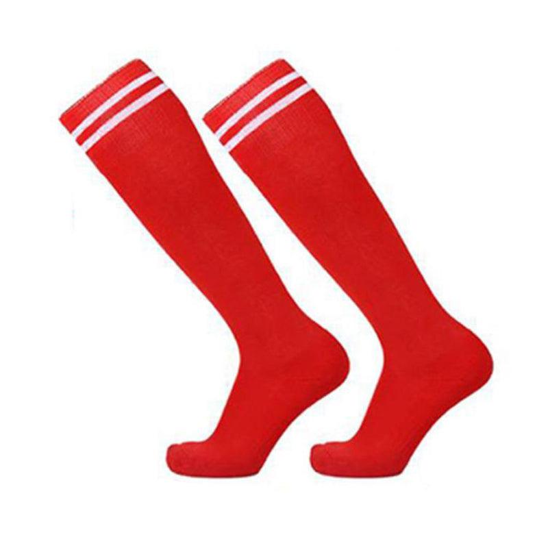 Mens Womens Sports Breathable Tube Long High Socks Knee Warm Casual Footy Soccer - Yellow Unique
