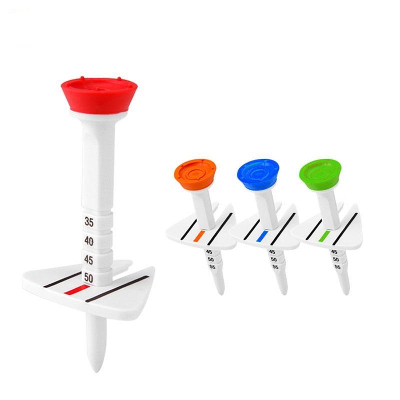 Adjustable Golf Tee Set - 4pcs / Box - 77mm Length - Aiming Assist Does Not Apply