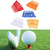 60-piece Plastic Golf Ball Tees with Ribbon Needle - 43mm Size
