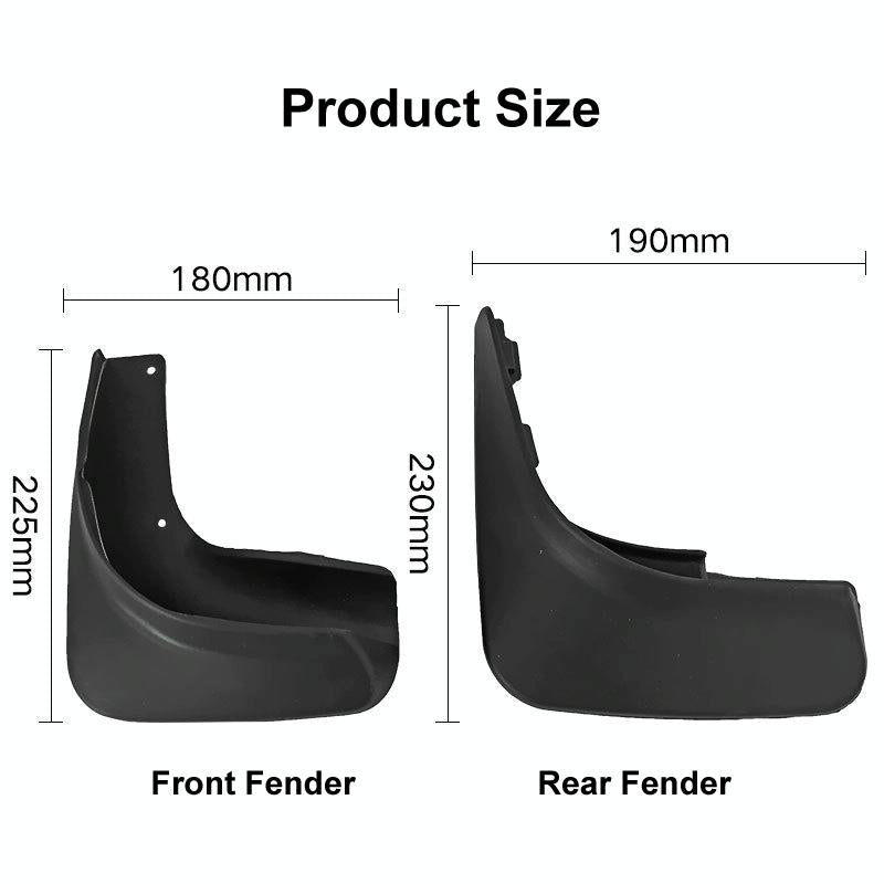 For Volkswagen Golf 6 2009-2013 4Pcs / Set Car Auto Soft Plastic Splash Flaps Fender Guard Does Not Apply