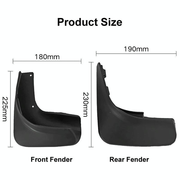 For Volkswagen Golf 6 2009-2013 4Pcs / Set Car Auto Soft Plastic Splash Flaps Fender Guard Does Not Apply