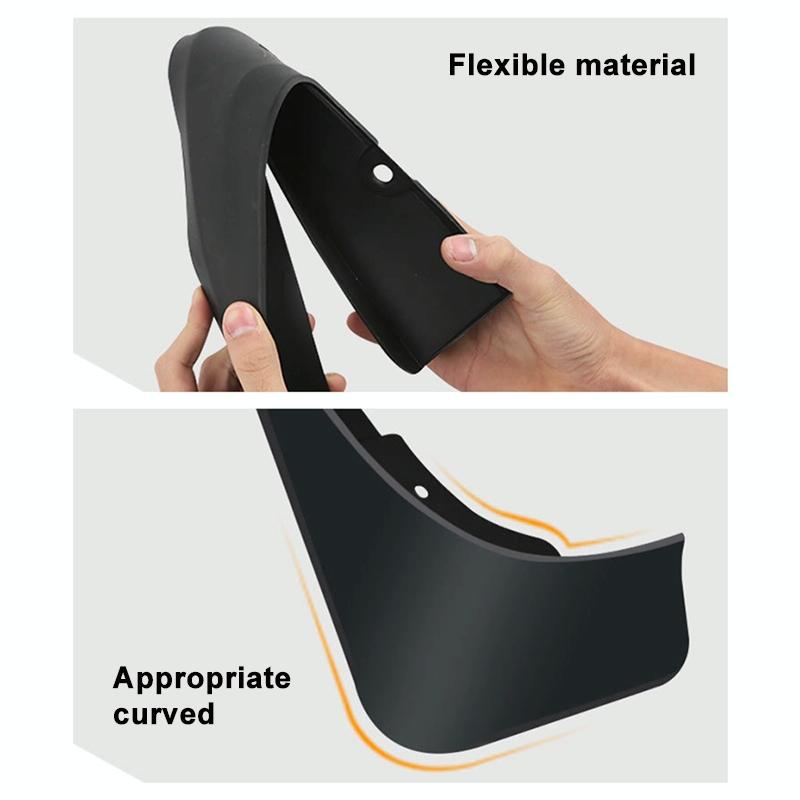 For Volkswagen Golf 6 2009-2013 4Pcs / Set Car Auto Soft Plastic Splash Flaps Fender Guard Does Not Apply