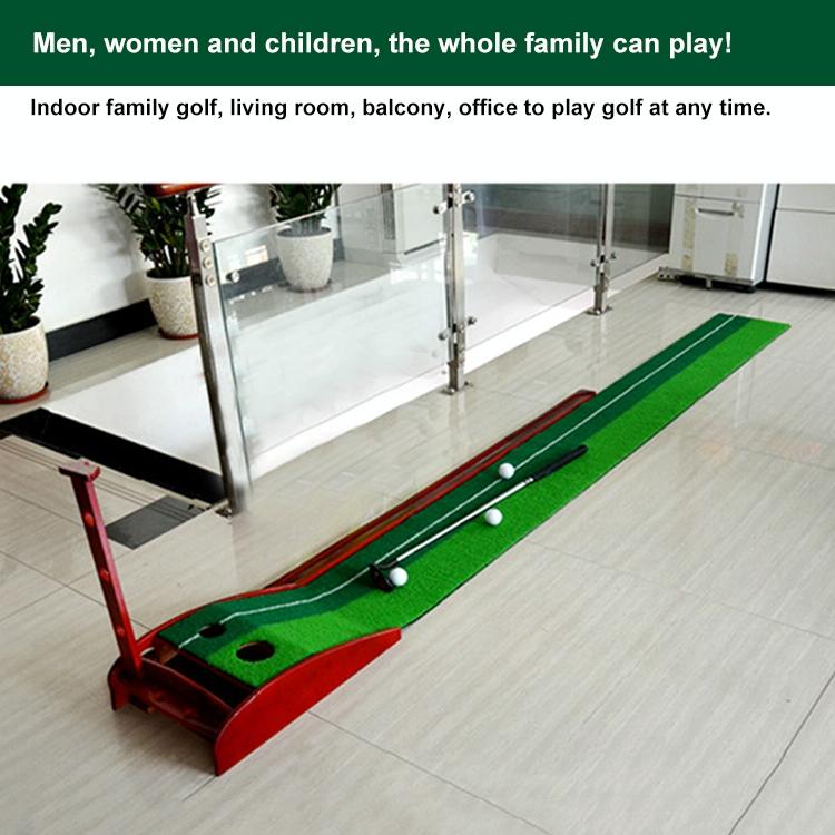 3m Golf Solid Wood Putter Trainer Practice Set Training Mat Does Not Apply