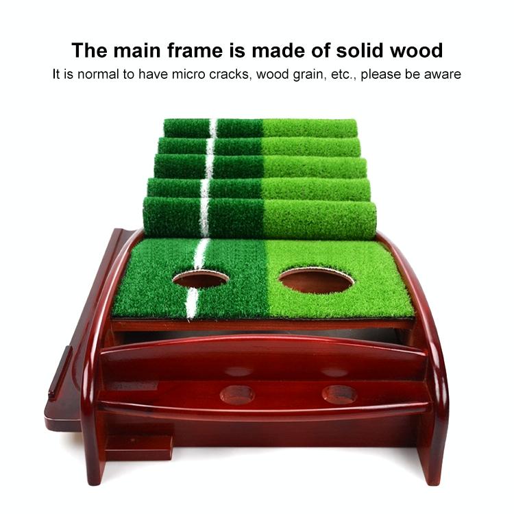 3m Golf Solid Wood Putter Trainer Practice Set Training Mat Does Not Apply