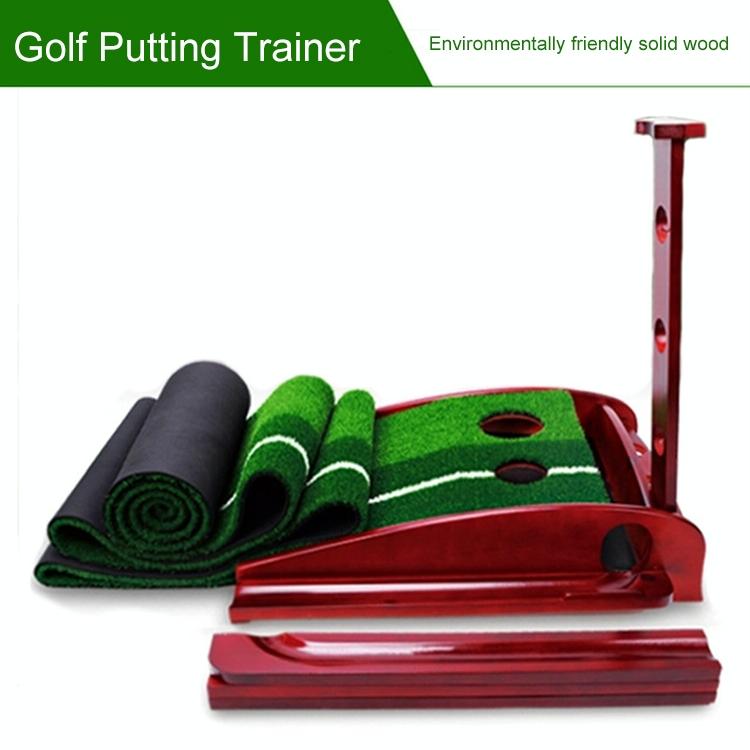 3m Golf Solid Wood Putter Trainer Practice Set Training Mat Does Not Apply