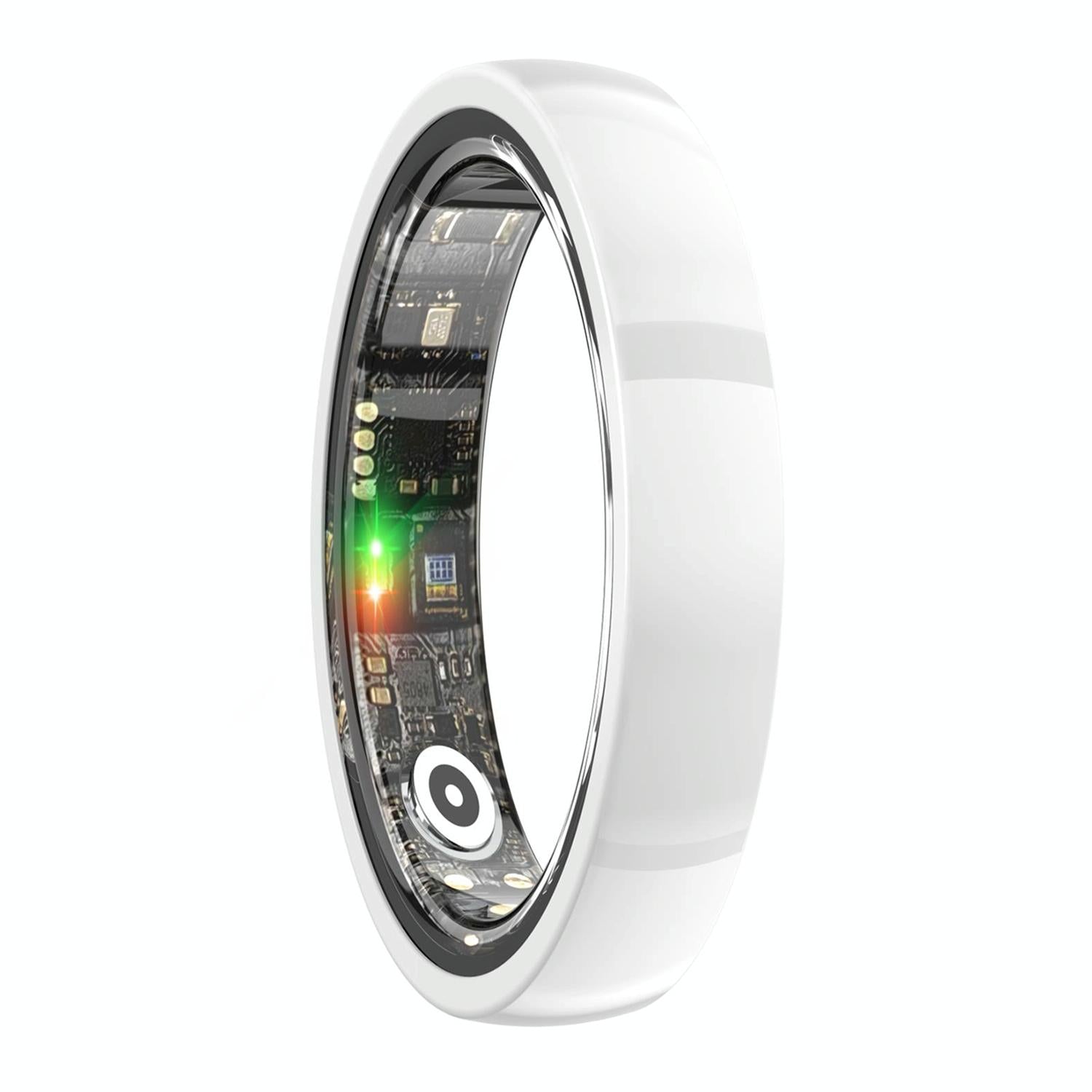 Smart Ring With Heart Rate Blood Oxygen Sleep & Sports Modes - Size 9 - Black Does Not Apply