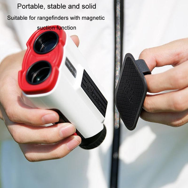 Lightweight Golf Rangefinder with Magnetic Buckle and Belt Clip - Black Does Not Apply