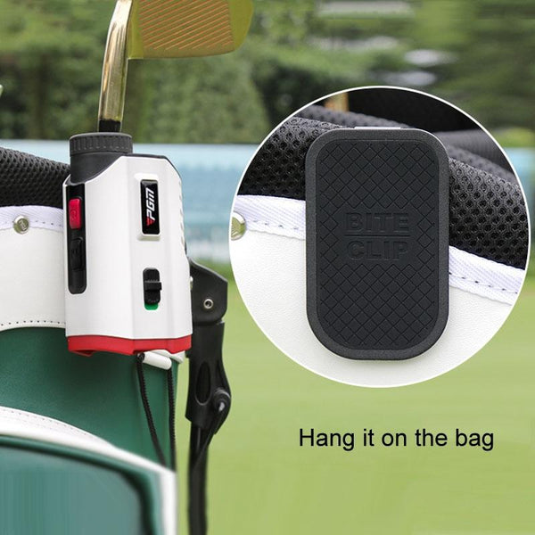Lightweight Golf Rangefinder with Magnetic Buckle and Belt Clip - Black Does Not Apply