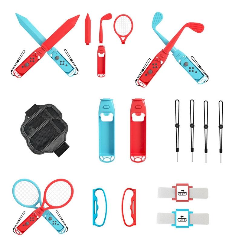 18-in-1 Sports Set with Lightsaber Golf Racket and Grip Does Not Apply