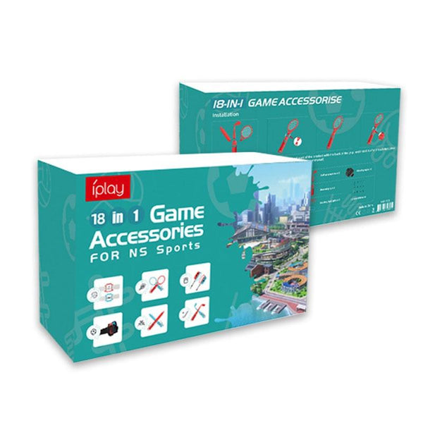 18-in-1 Sports Set with Lightsaber Golf Racket and Grip Does Not Apply