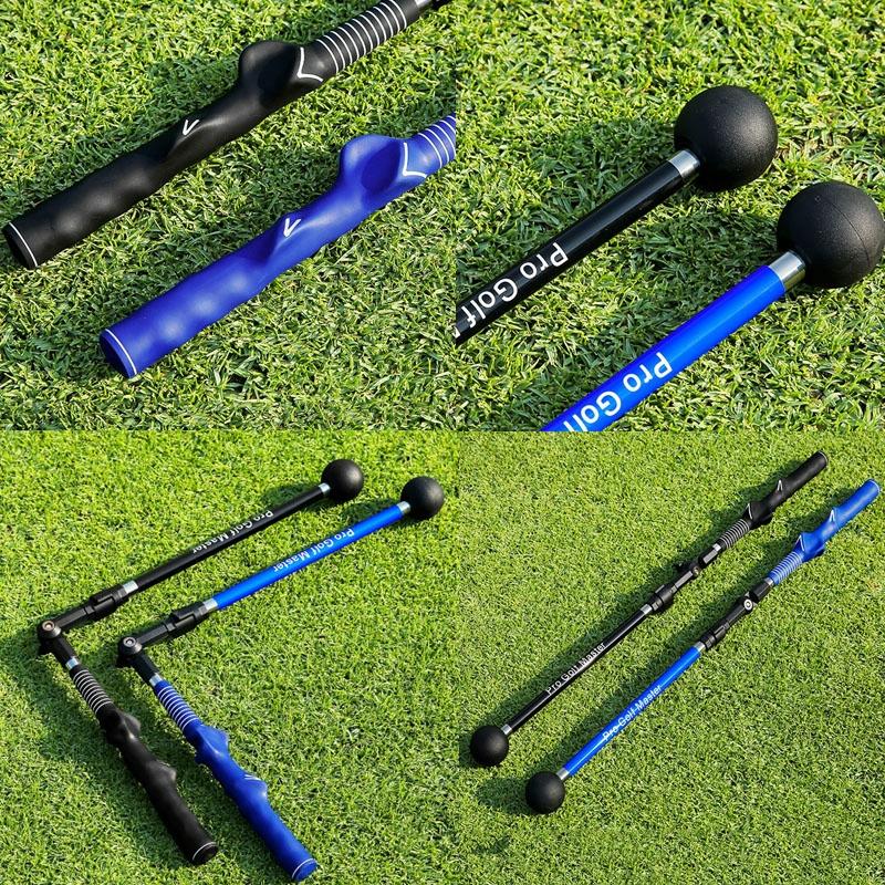 Adjustable Golf Swing Trainer for Beginners - Foldable & Corrective - Black Does Not Apply