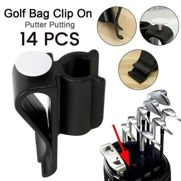14-piece Golf Putter Clip Set for Outdoor use in Black Does Not Apply