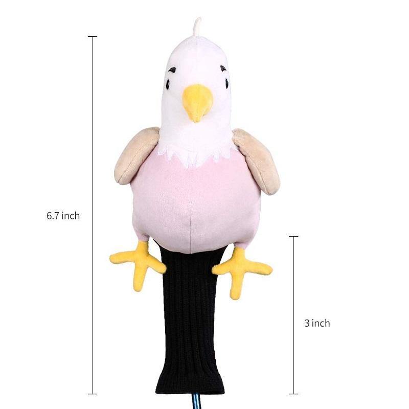Adorable Plush Golf Club Cover for Animals - Brown Does Not Apply