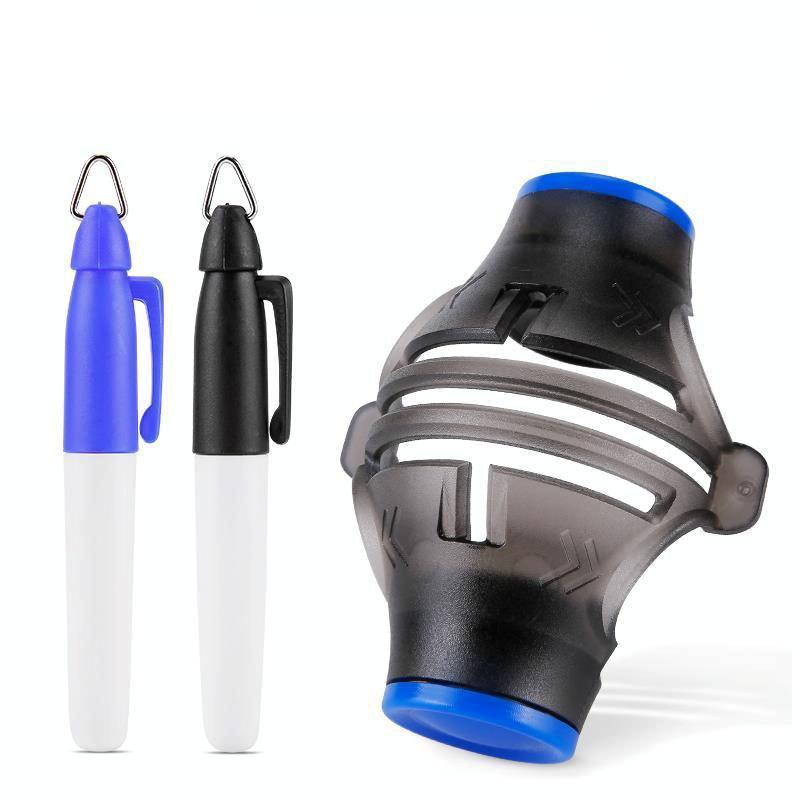 360-degree Rotatable Golf Ball Scriber with 2 Pens - Draw Five Lines Does Not Apply