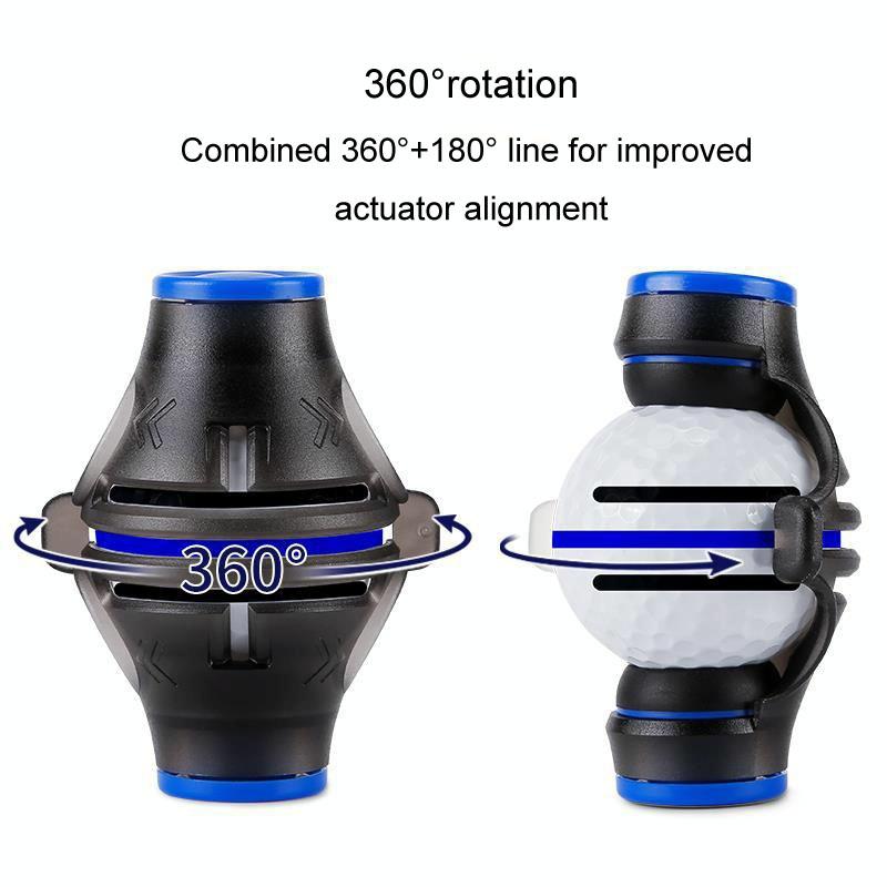 360-degree Rotatable Golf Ball Scriber with 2 Pens - Draw Five Lines Does Not Apply