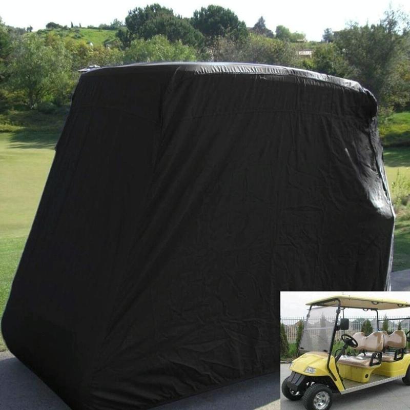 Waterproof Golf Cart Cover - 275 x 122 x 168 Cm - Black Does Not Apply