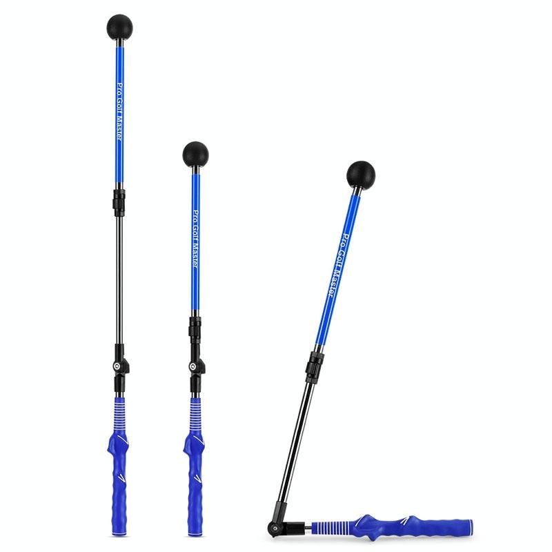 Adjustable Golf Swing Trainer for Beginners - Foldable & Corrective - Blue Does Not Apply