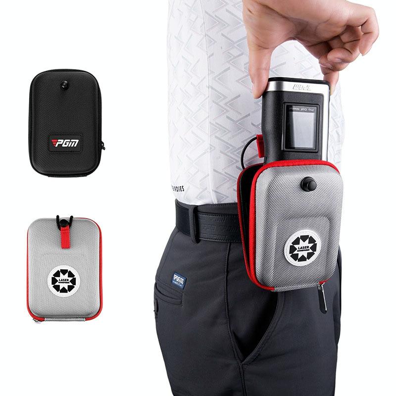 Lightweight Golf Rangefinder Waist Pack - Portable Belt Bag - Gray-Red Does Not Apply