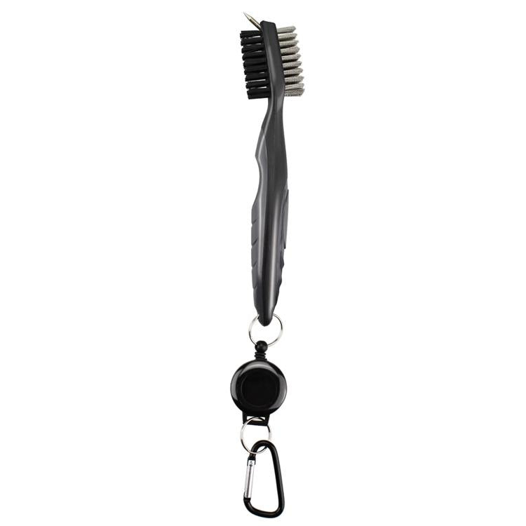 Complete Golf Club Cleaning Brush Set - Ball Slot - Black Does Not Apply