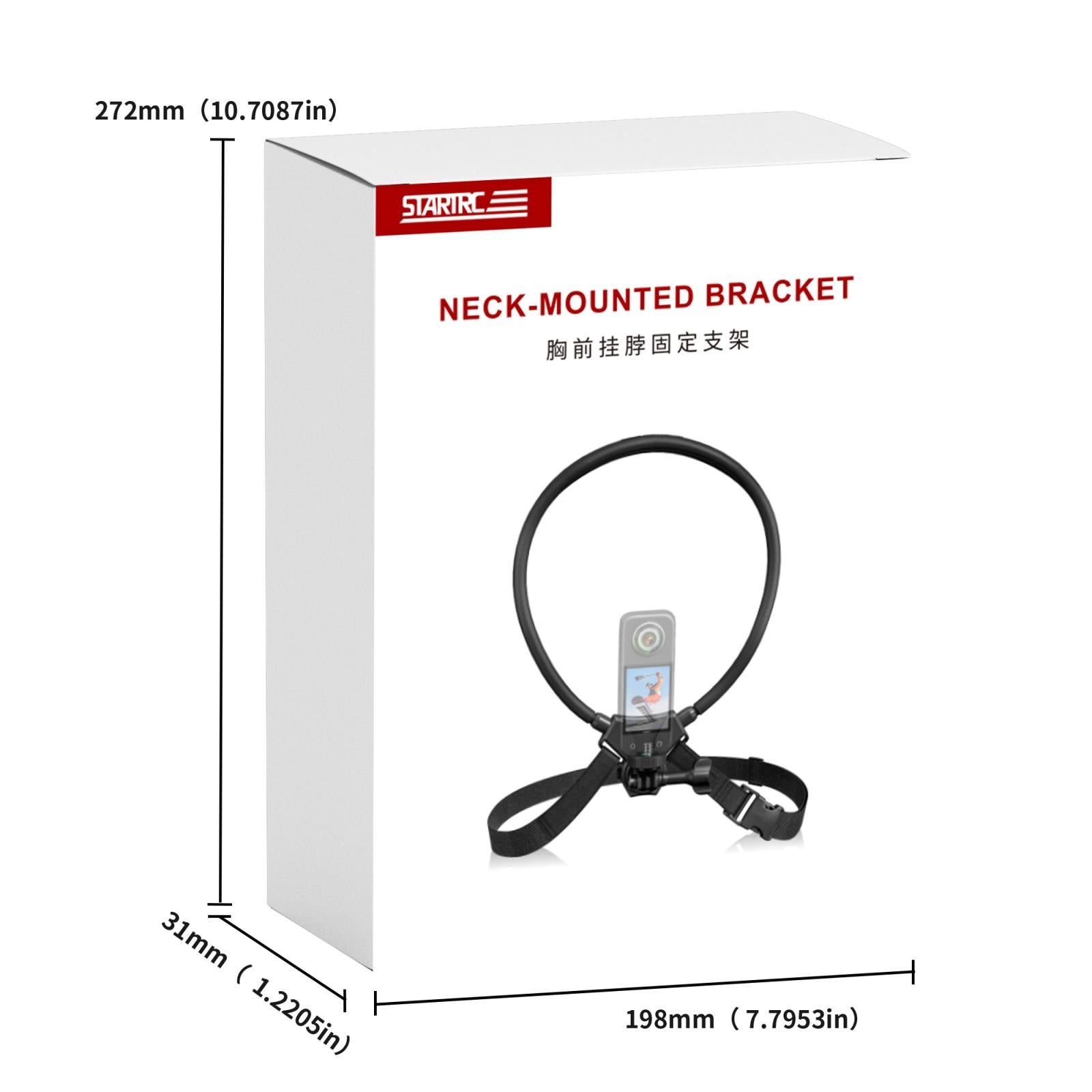 Adjustable Neck Vlog Bracket for Dji Gopro Insta360 Action Cameras and Smartphones Does Not Apply
