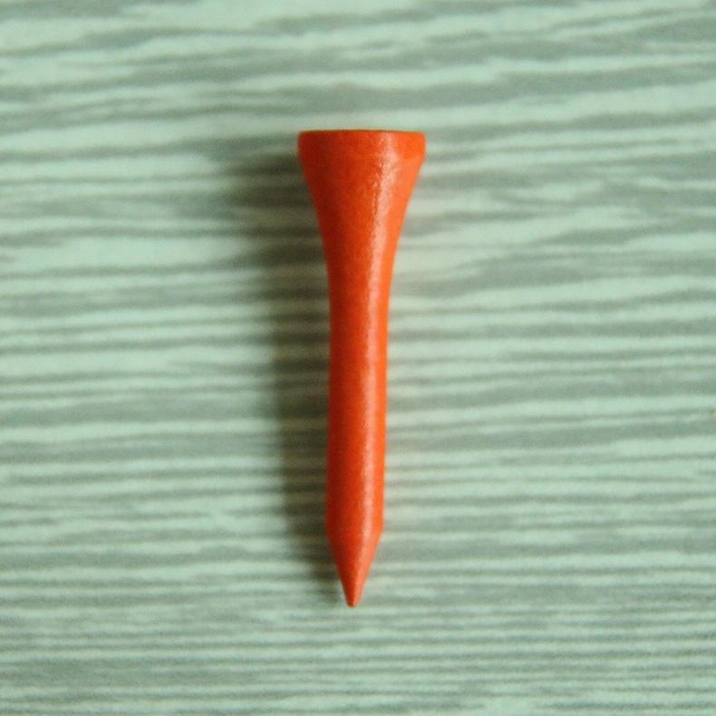 40 Wooden Golf Tees with Ball Holder - 70Mm Does Not Apply