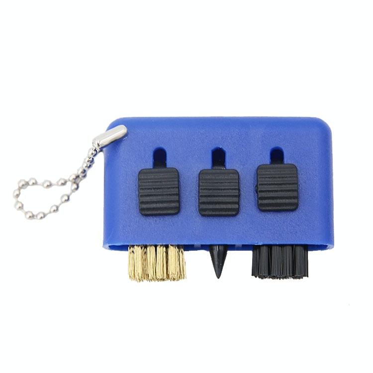 3-piece Portable Golf Groove Cleaning Brush - Black Does Not Apply