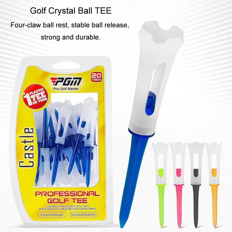 20-pack Golf Ball Tee Holder for Competition - 83mm Spike Balls - Blue Does Not Apply
