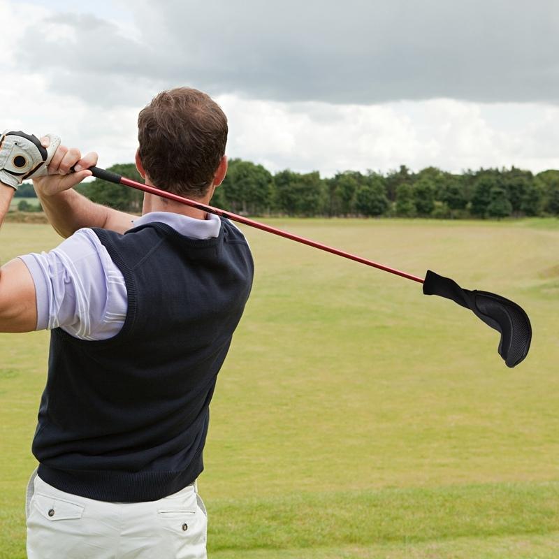 3-in-1 Golf Club Head Cover - No.1 No.3 No.5 - Protective - Red Does Not Apply