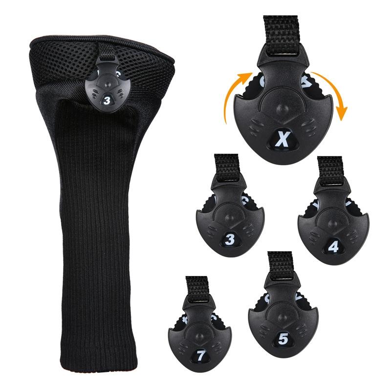 3-in-1 Golf Club Head Cover - No.1 No.3 No.5 - Protective - Red Does Not Apply