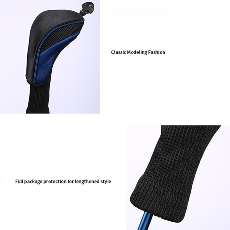 3-in-1 Golf Club Head Cover - No.1 No.3 No.5 - Protective - Red Does Not Apply