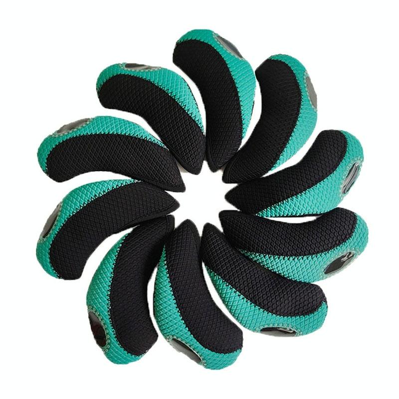 10-piece Neoprene Golf Club Headgear Set - Waterproof & Wear-resistant - Camouflage Does Not Apply