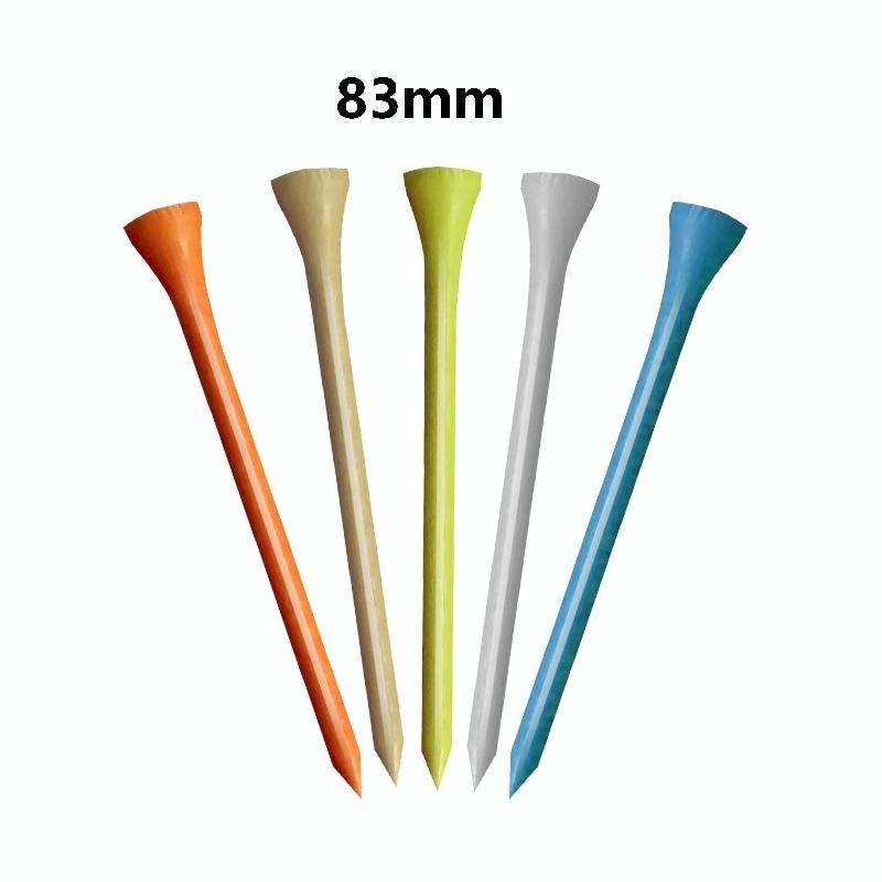 40 Wooden Golf Tees with Ball Holder - 83Mm Does Not Apply